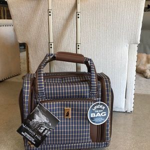London Fog under the seat travel bag